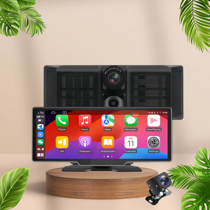 4K Double Recording Car Camera with CarPlay & IPS Screen
